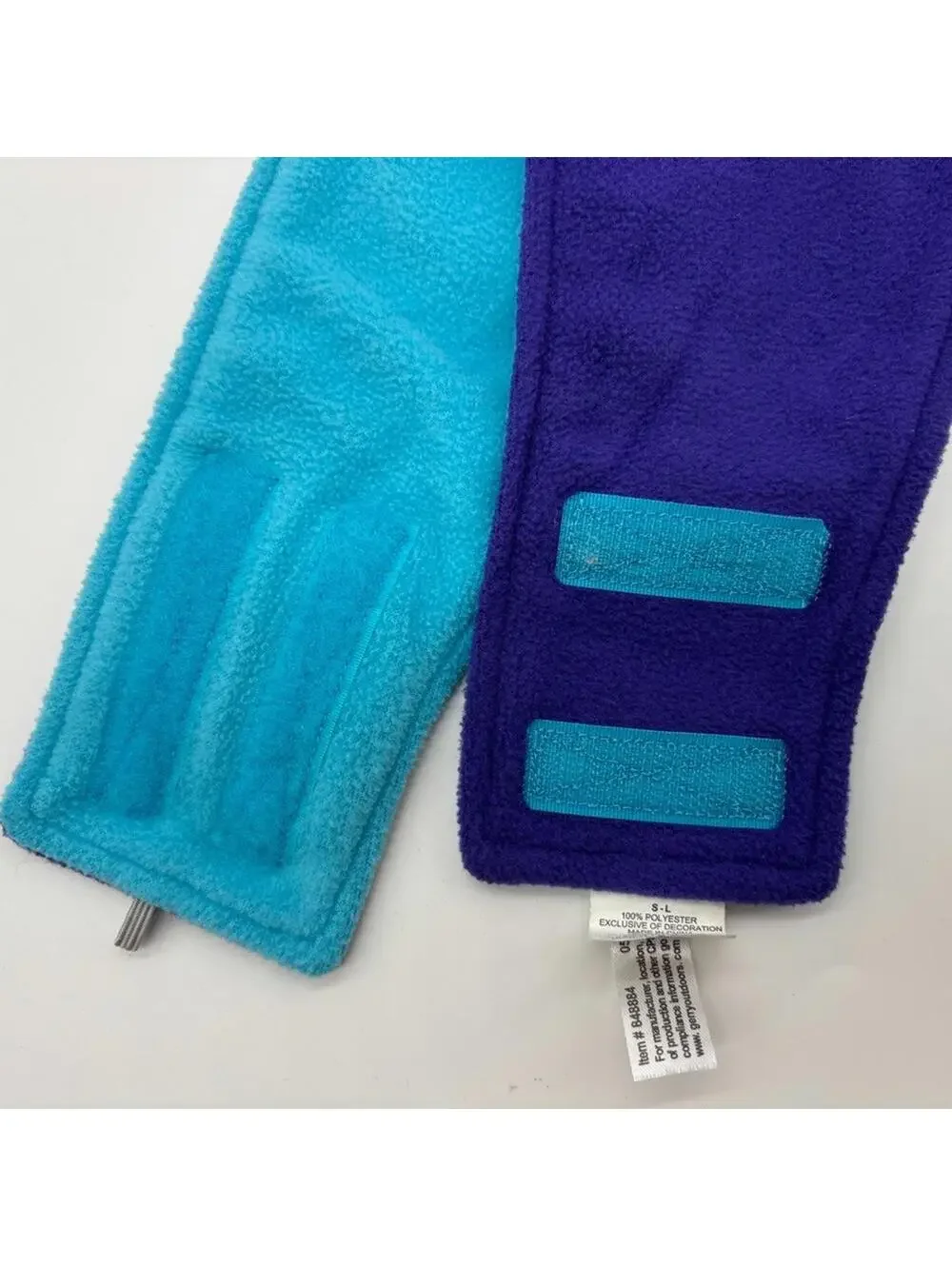 Gerry Fleece Winter Adjustable Headband Purple Blue